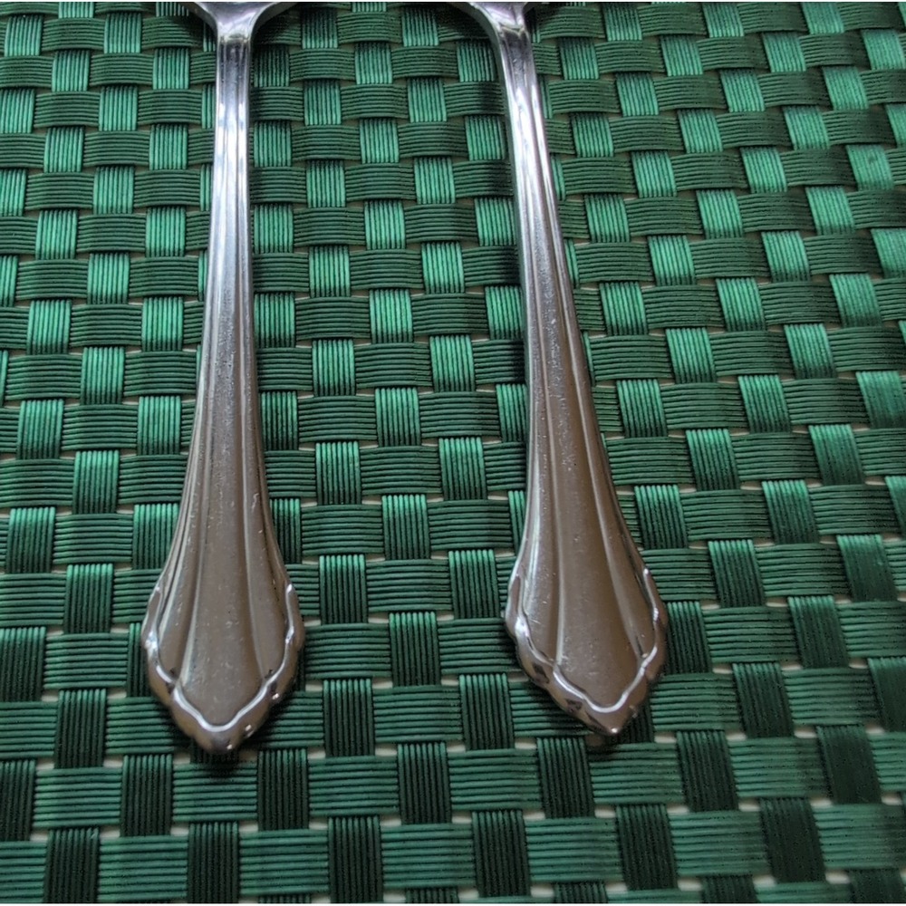 Oneida CLARETTE Teaspoons Set Lot of 2 Community Betty Crocker Stainless USA Vtg - Picture 4 of 10